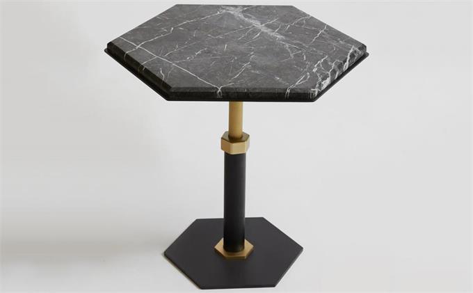 北欧时尚简约大理石西餐桌