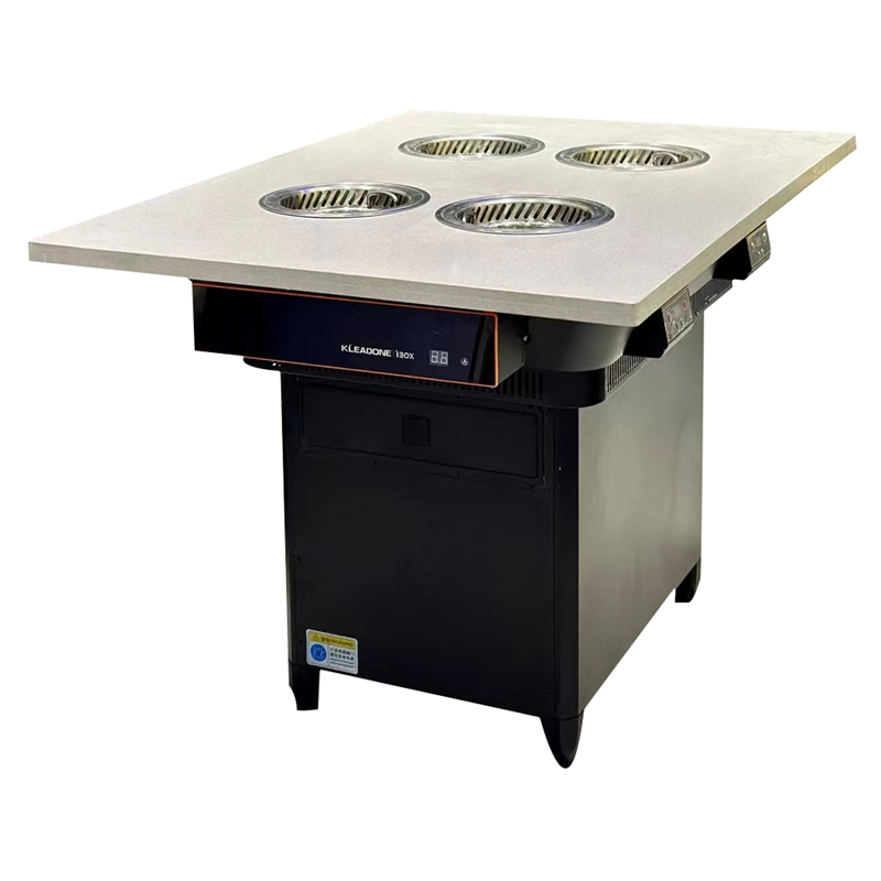 自助火锅餐厅4人位一人一锅无烟净小火锅桌