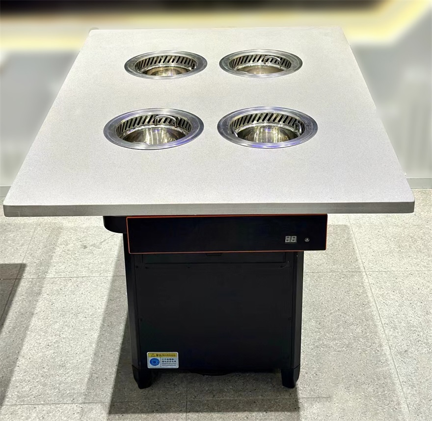 自助火锅餐厅4人位一人一锅无烟净小火锅桌