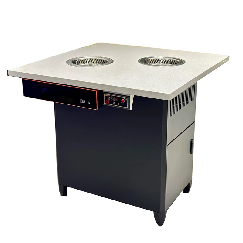 火锅店2人位一人一锅无烟小火锅桌