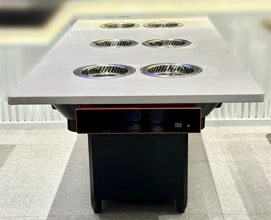 自助火锅餐厅6人位一人一锅无烟小火锅桌