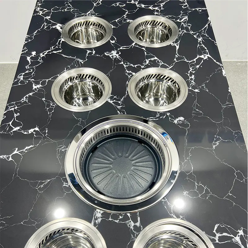 烤肉桌大理石桌面