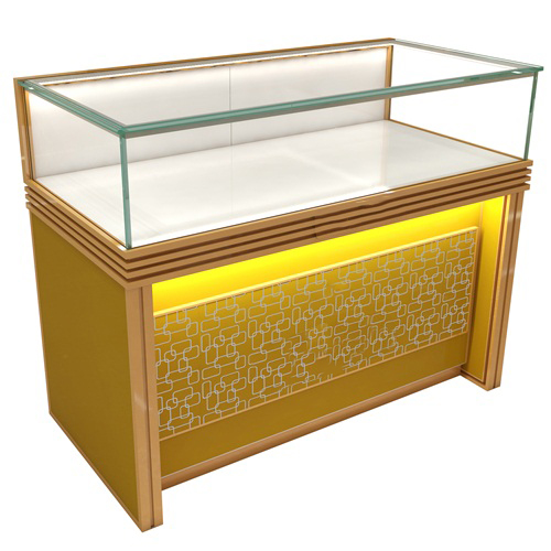 现代轻奢拉丝玫瑰金不锈钢展示柜_不锈钢展示柜生产加工厂