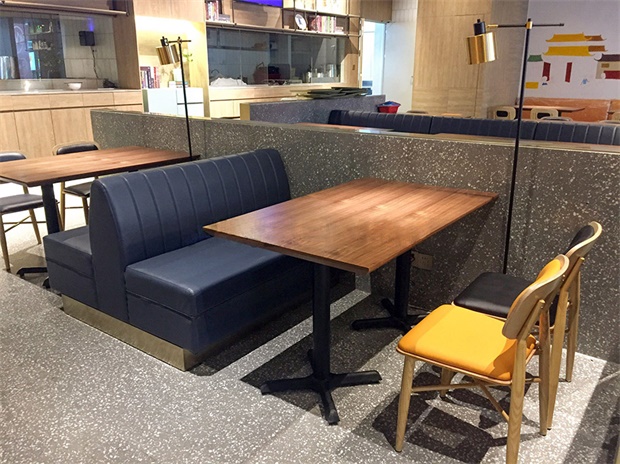 客家菜馆实木餐桌椅_中式餐厅酸菜鱼桌椅