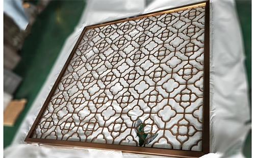 现代简约不锈钢屏风