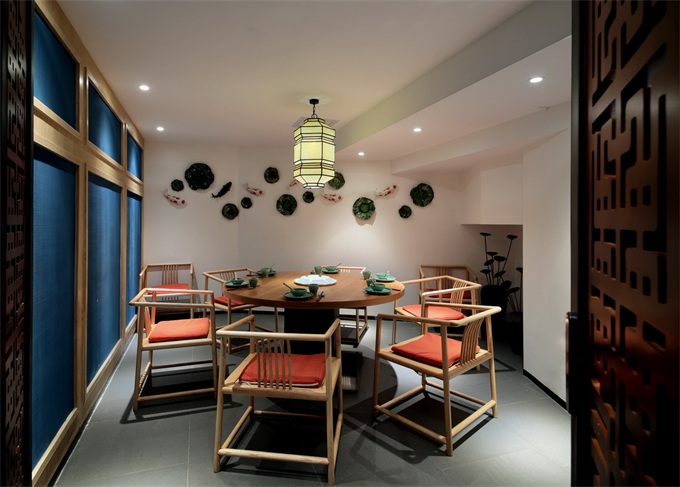 中式风格餐饮空间设计效果图