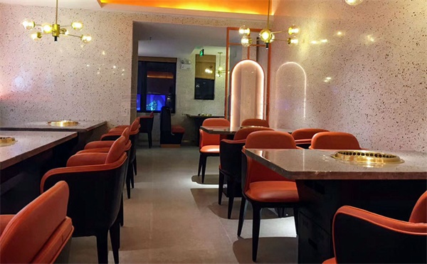 韩式烤肉店桌子