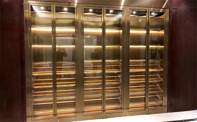 不锈钢恒温酒柜