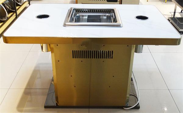 不锈钢无烟火锅桌